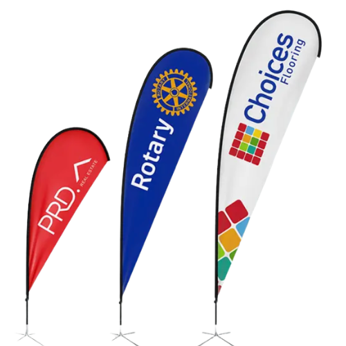 Teardrop flag manufacturer in Bengaluru